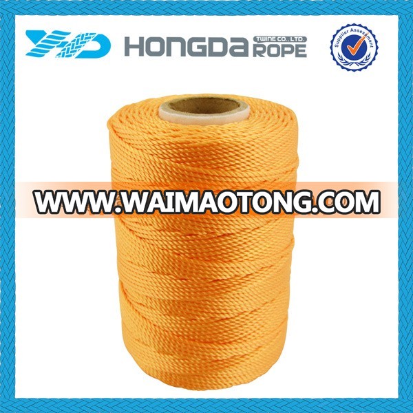 High tenacity 3-strand 1mm twisted polyester construction mason line